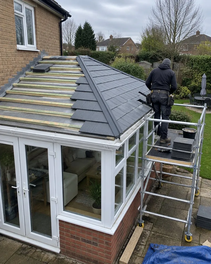 Conservatory roof replacement in Perranporth